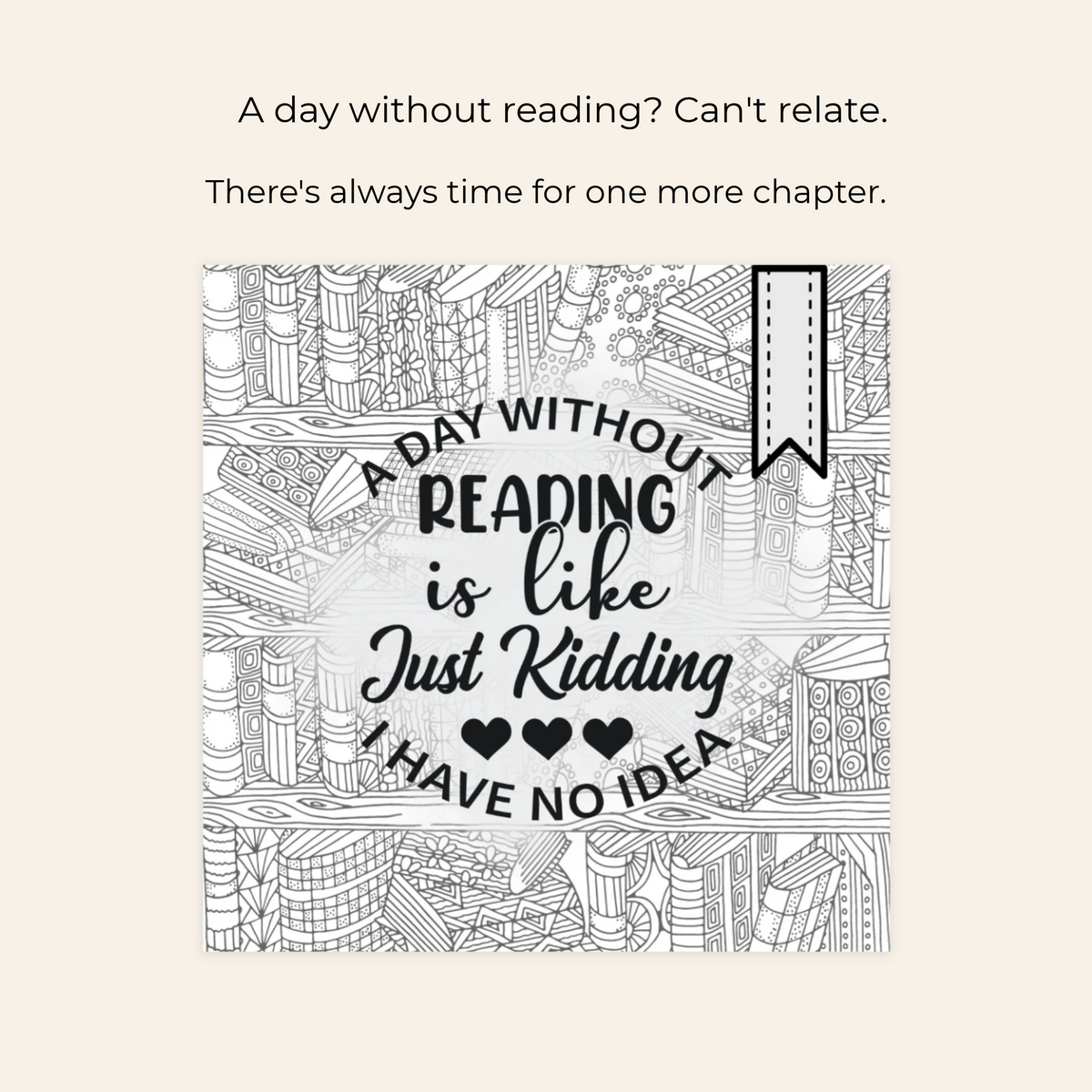 A Day Without Reading... Sticker
