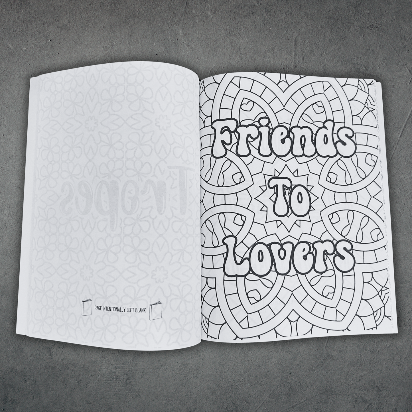 Romance Book Lovers Coloring Book