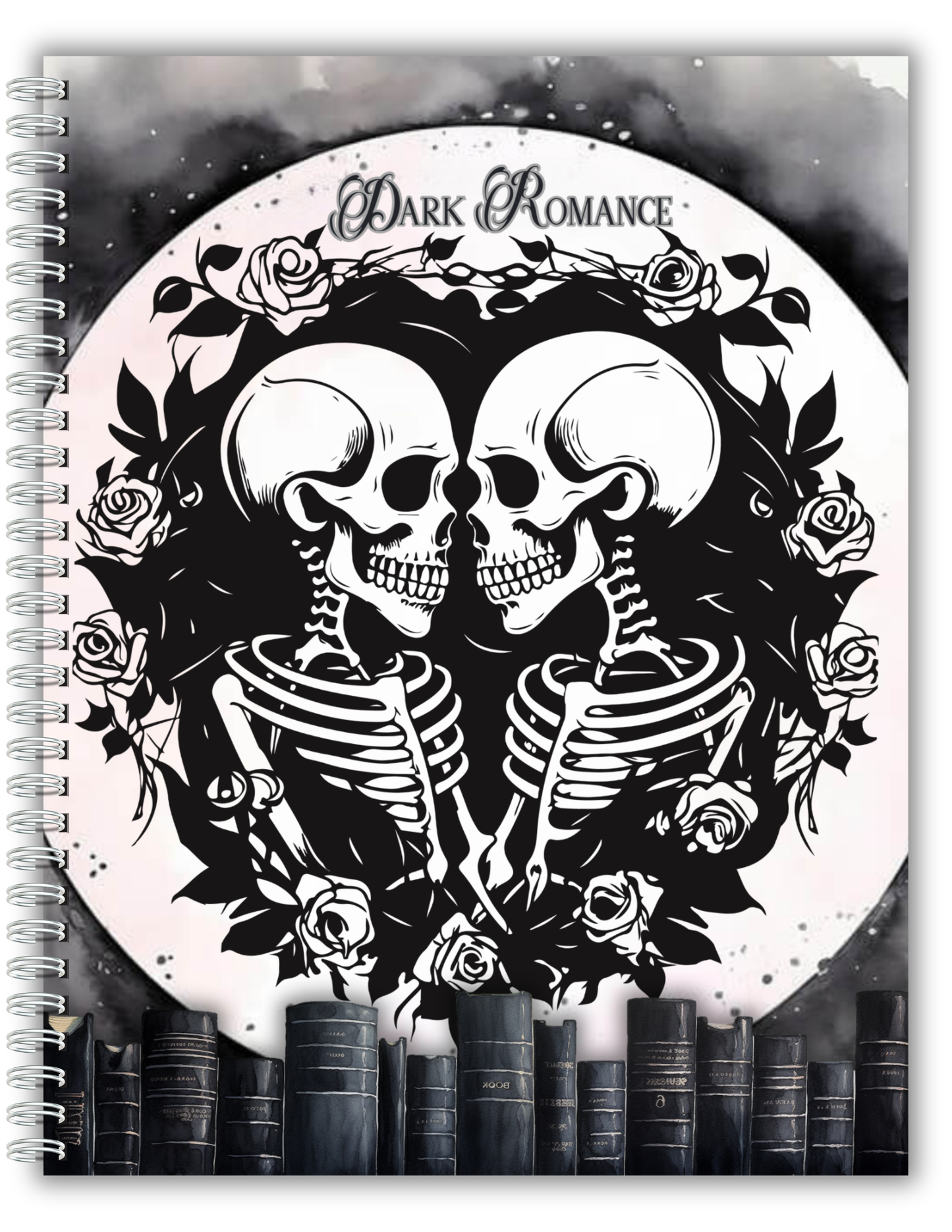 Dark Romance Skull & Moon