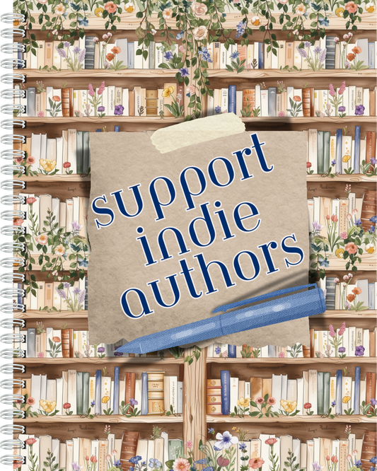 Support Indie Authors (Blue)