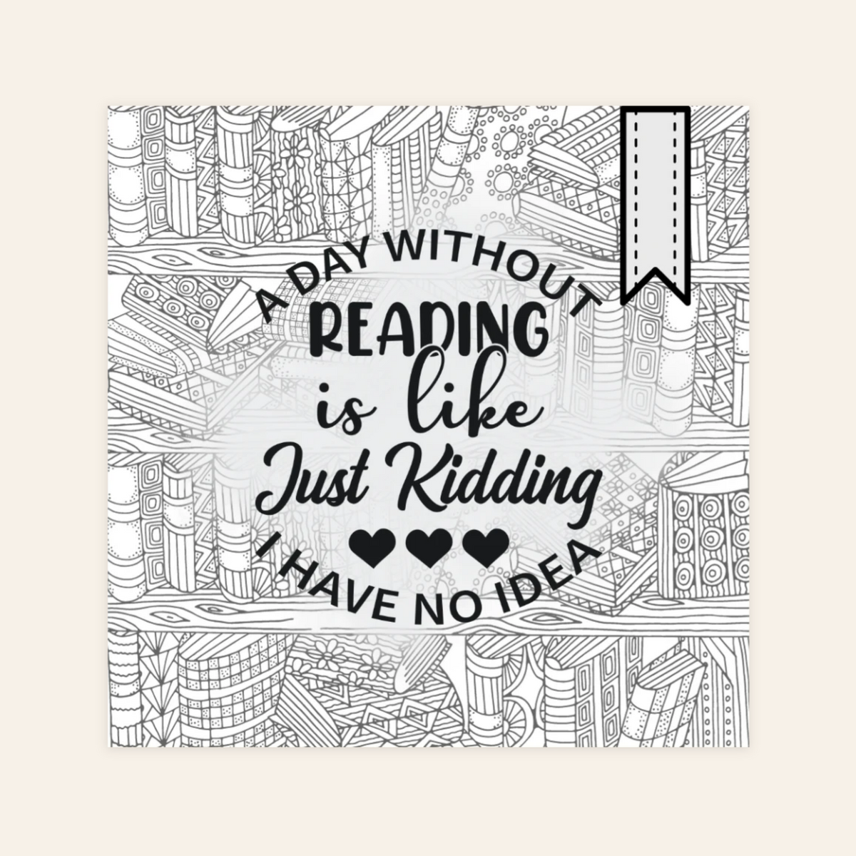 A Day Without Reading... Sticker