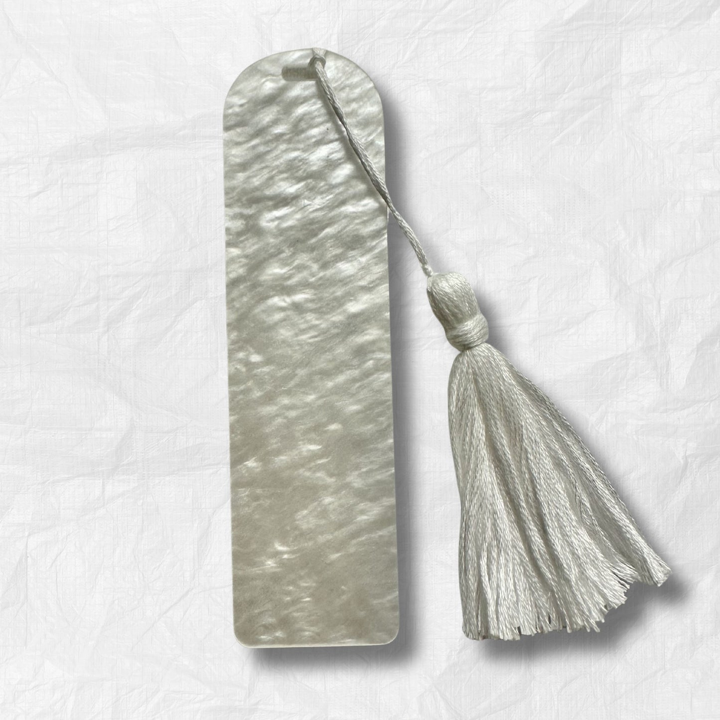 Acrylic Bookmark - White