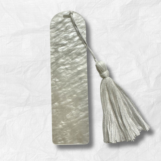 Acrylic Bookmark - White