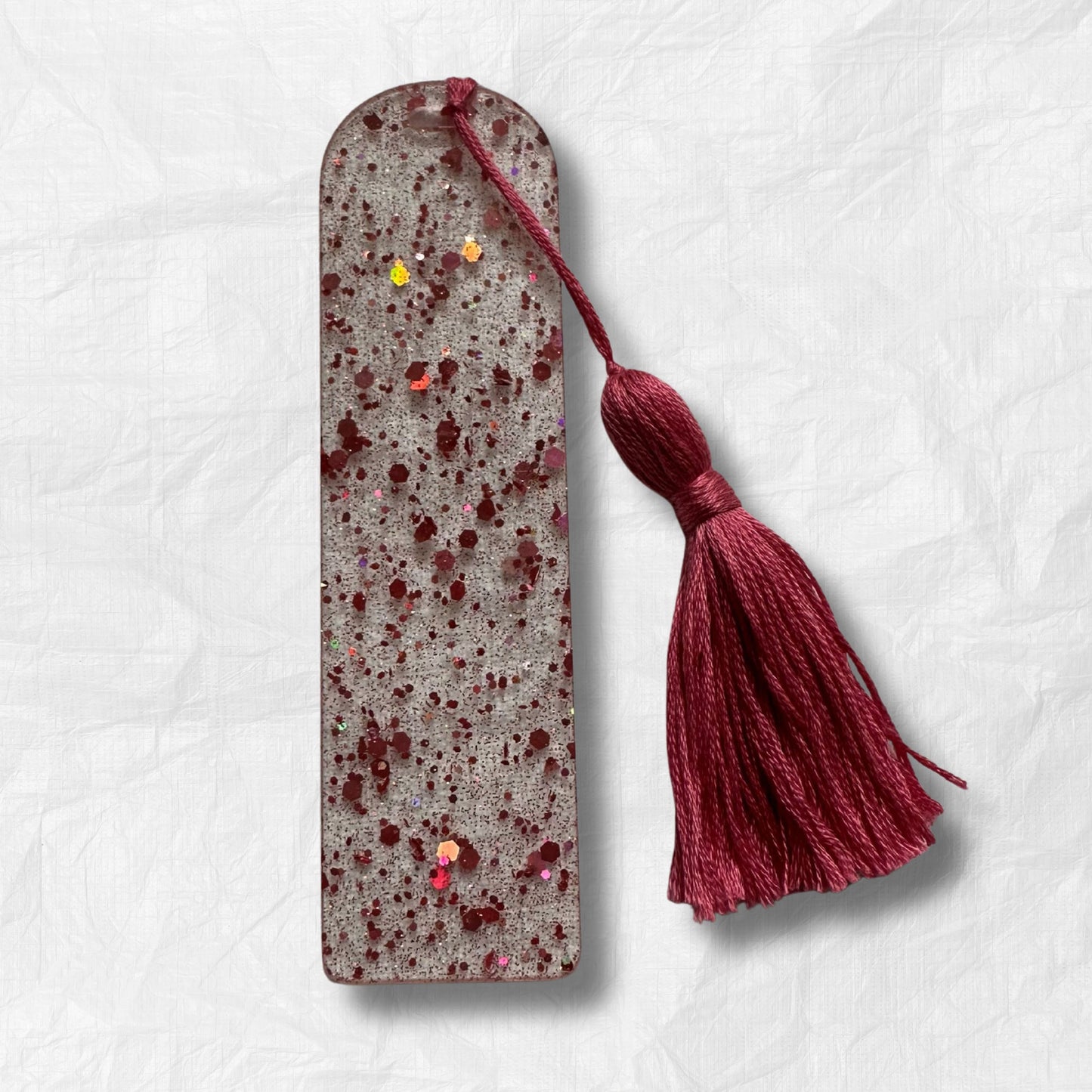 Acrylic Bookmark - Pink Sparkle