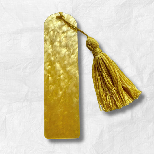 Acrylic Bookmark - Yellow