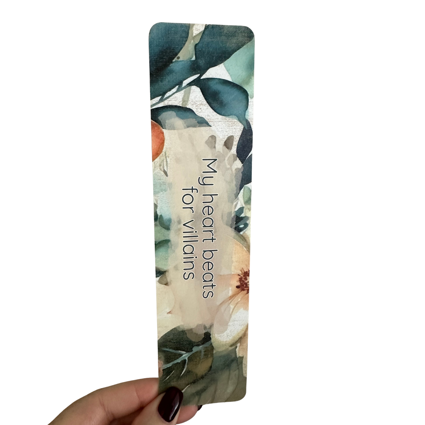 My Heart Beats For Villains Bookmark