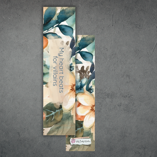 My Heart Beats For Villains Bookmark