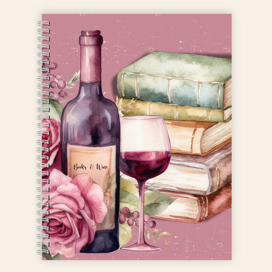 Books & Wine (Red)