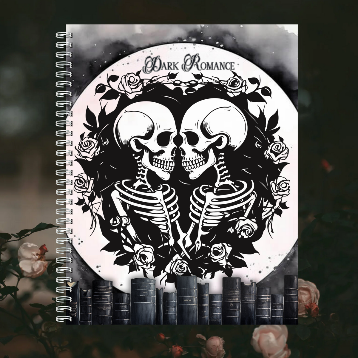 Dark Romance Skull & Moon