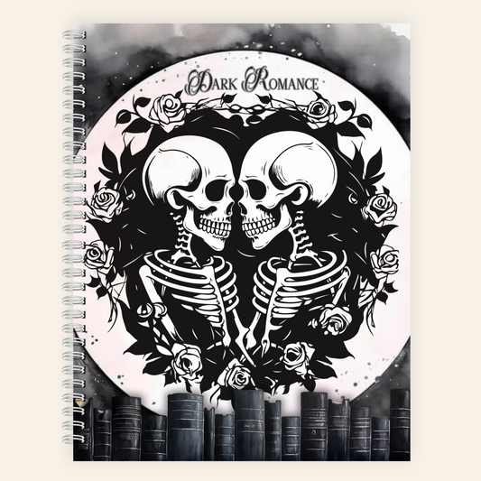 Dark Romance Skull & Moon