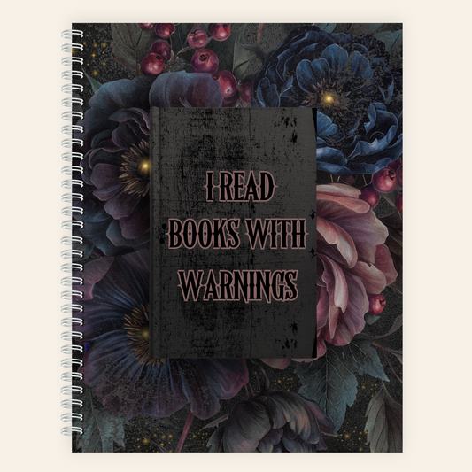 Books With Warnings (Floral)