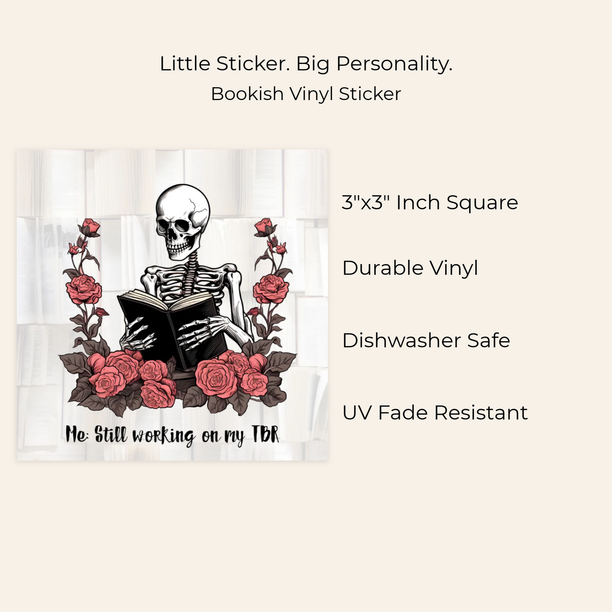 Me still working on my TBR... Sticker