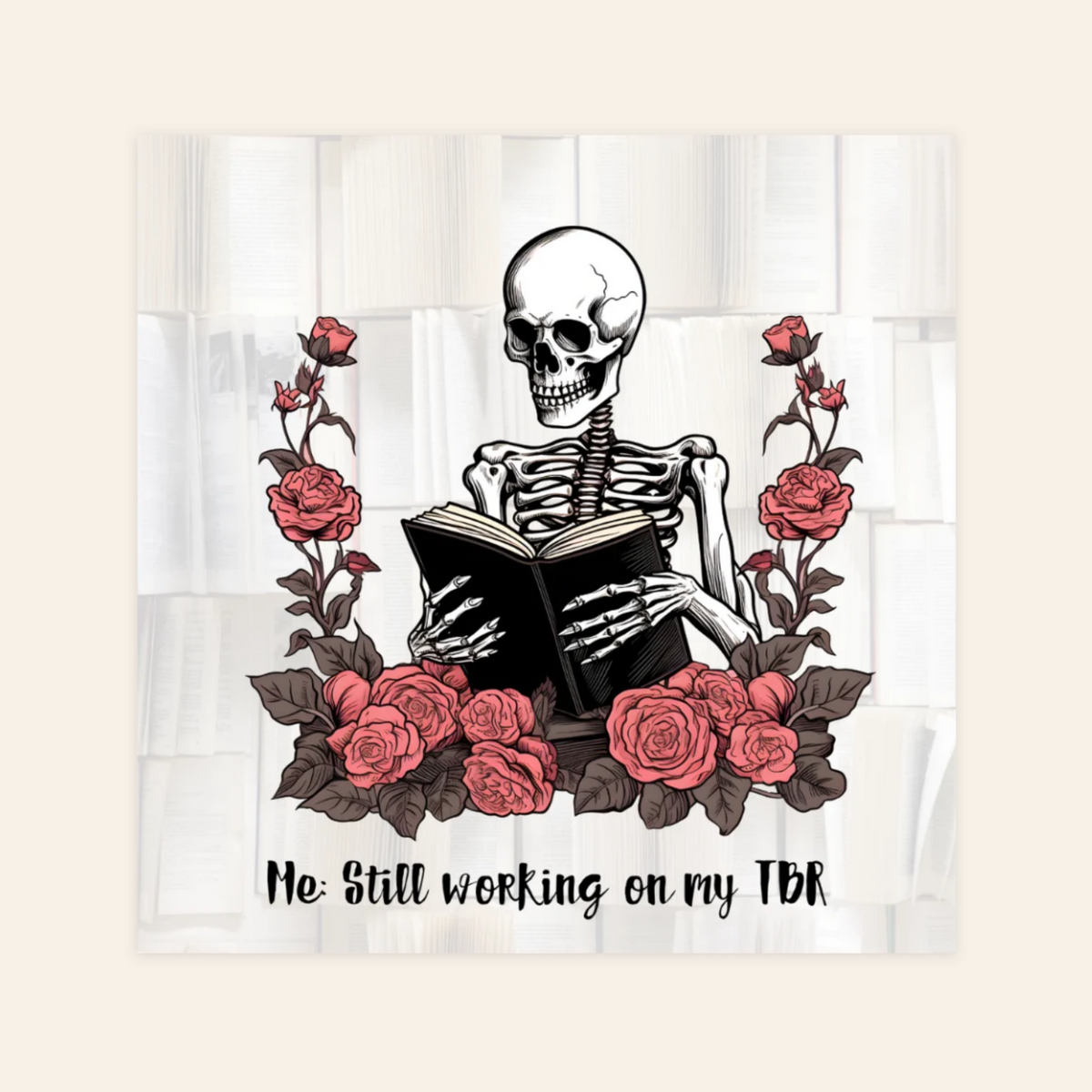 Me still working on my TBR... Sticker