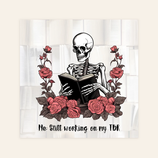 Me still working on my TBR... Sticker