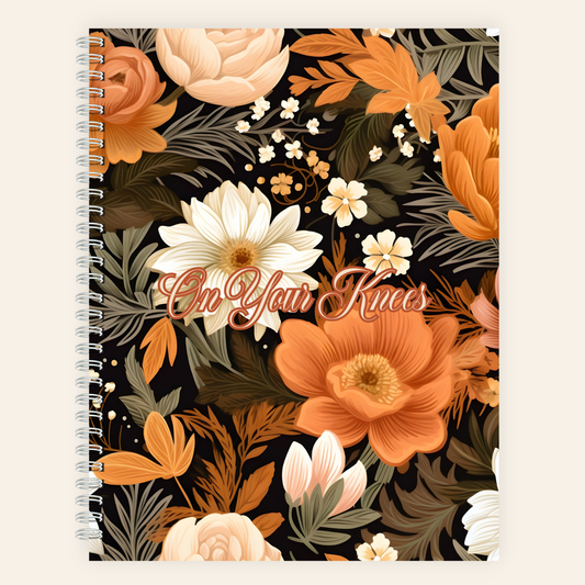 On Your Knees Spiral Notebook