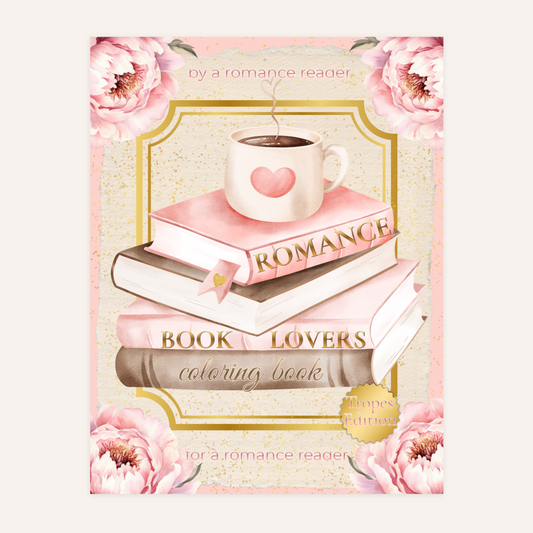 Romance Book Lovers Coloring Book