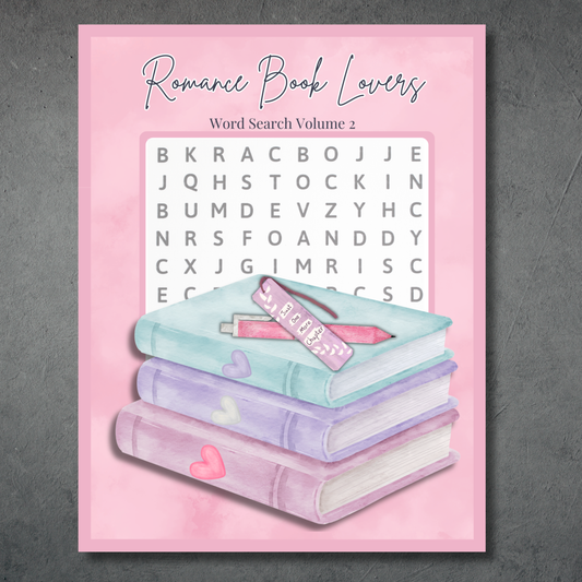 Romance Book Lovers Word Search Volume 2