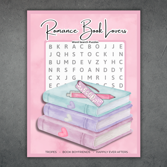 Romance Book Lovers Word Search Volume 2