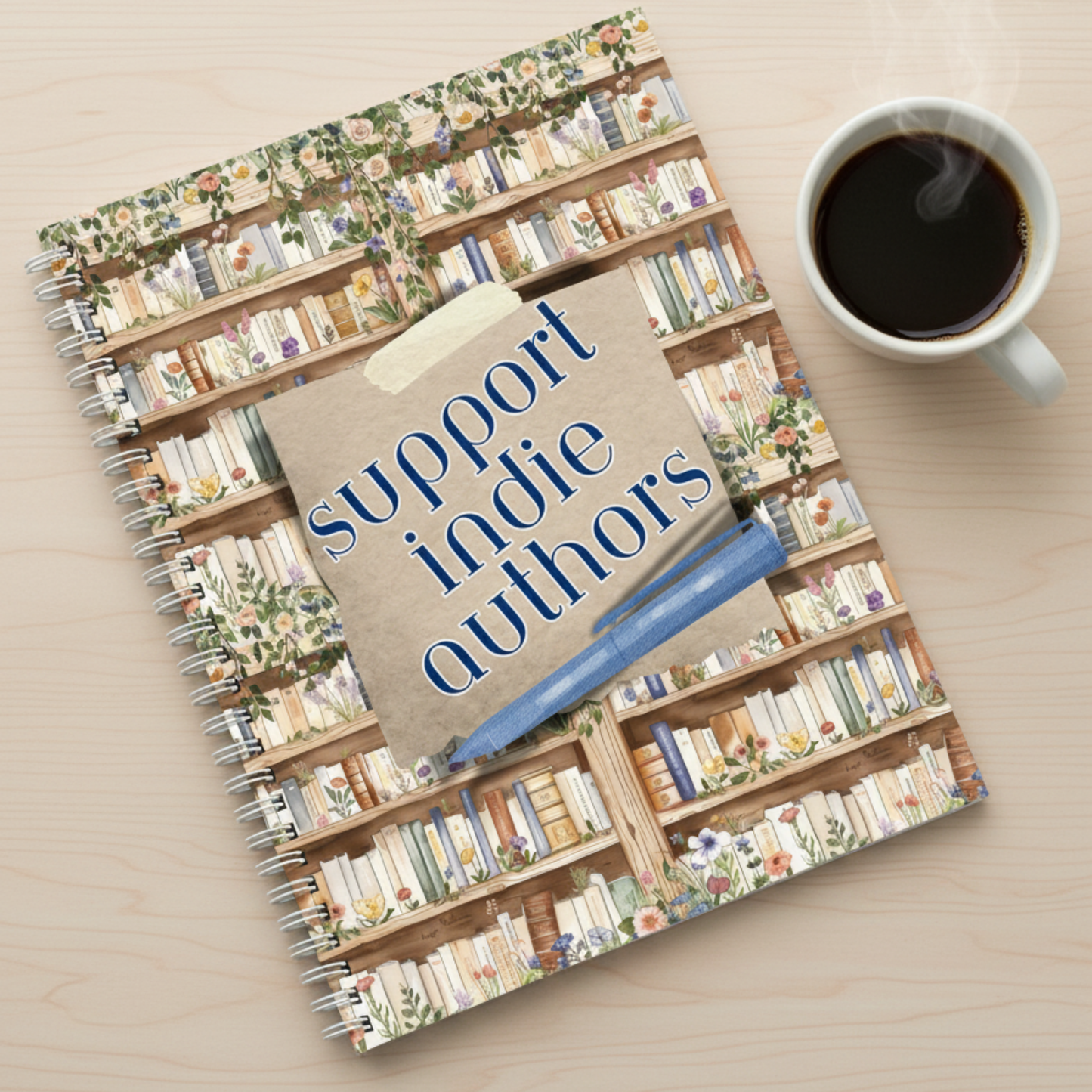 Support Indie Authors (Blue)