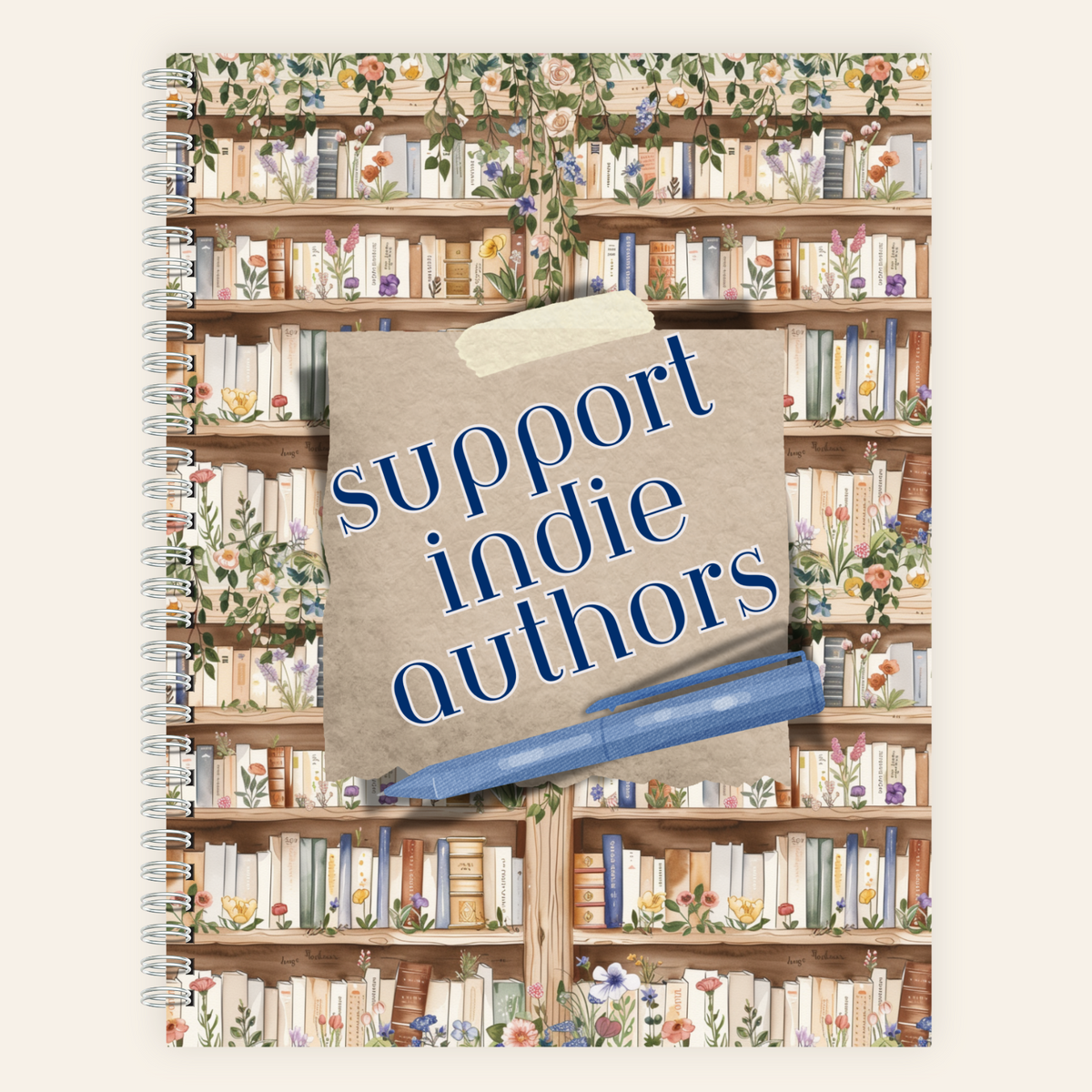Support Indie Authors (Blue)