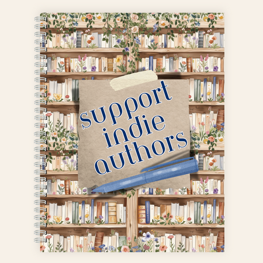 Support Indie Authors (Blue)