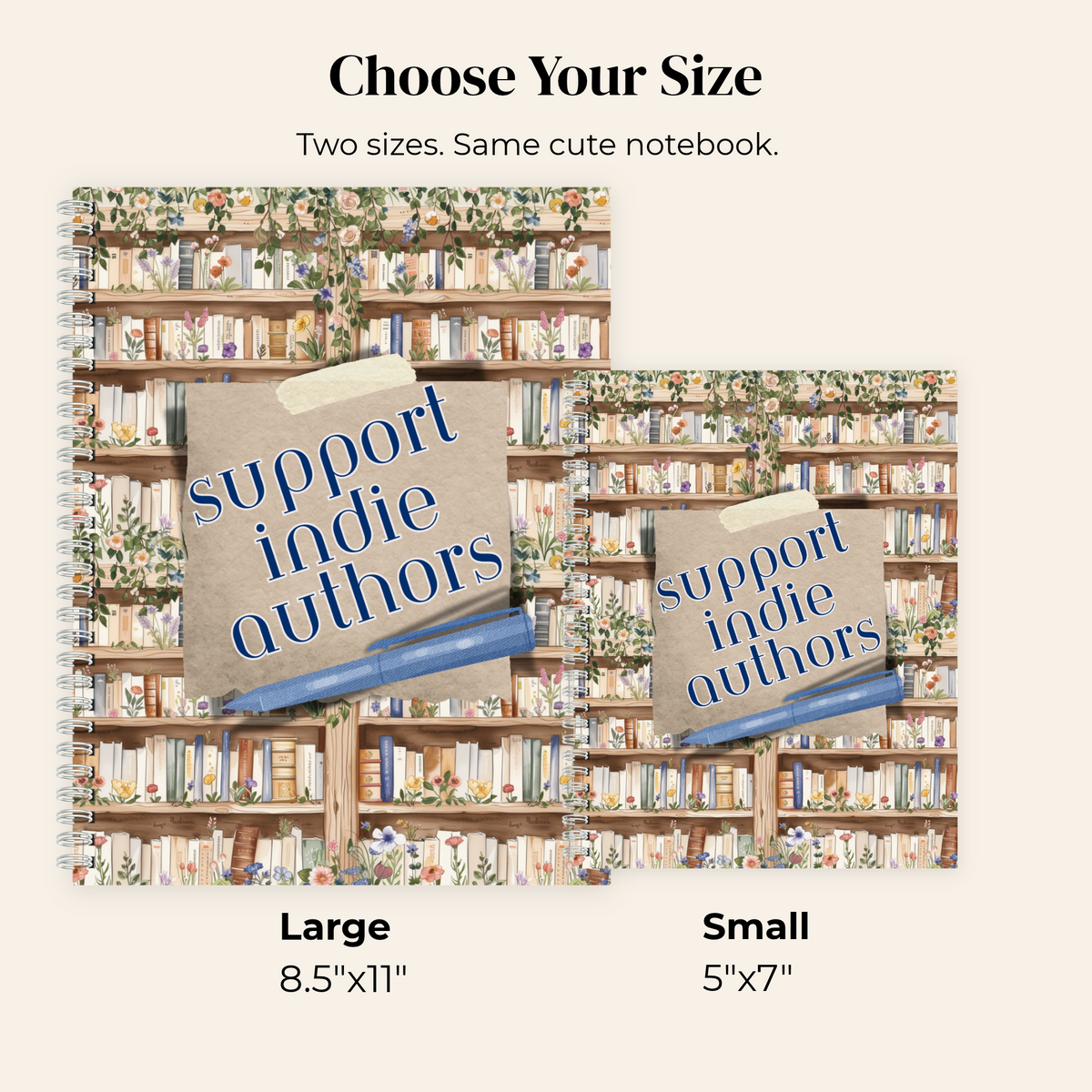 Support Indie Authors (Blue)