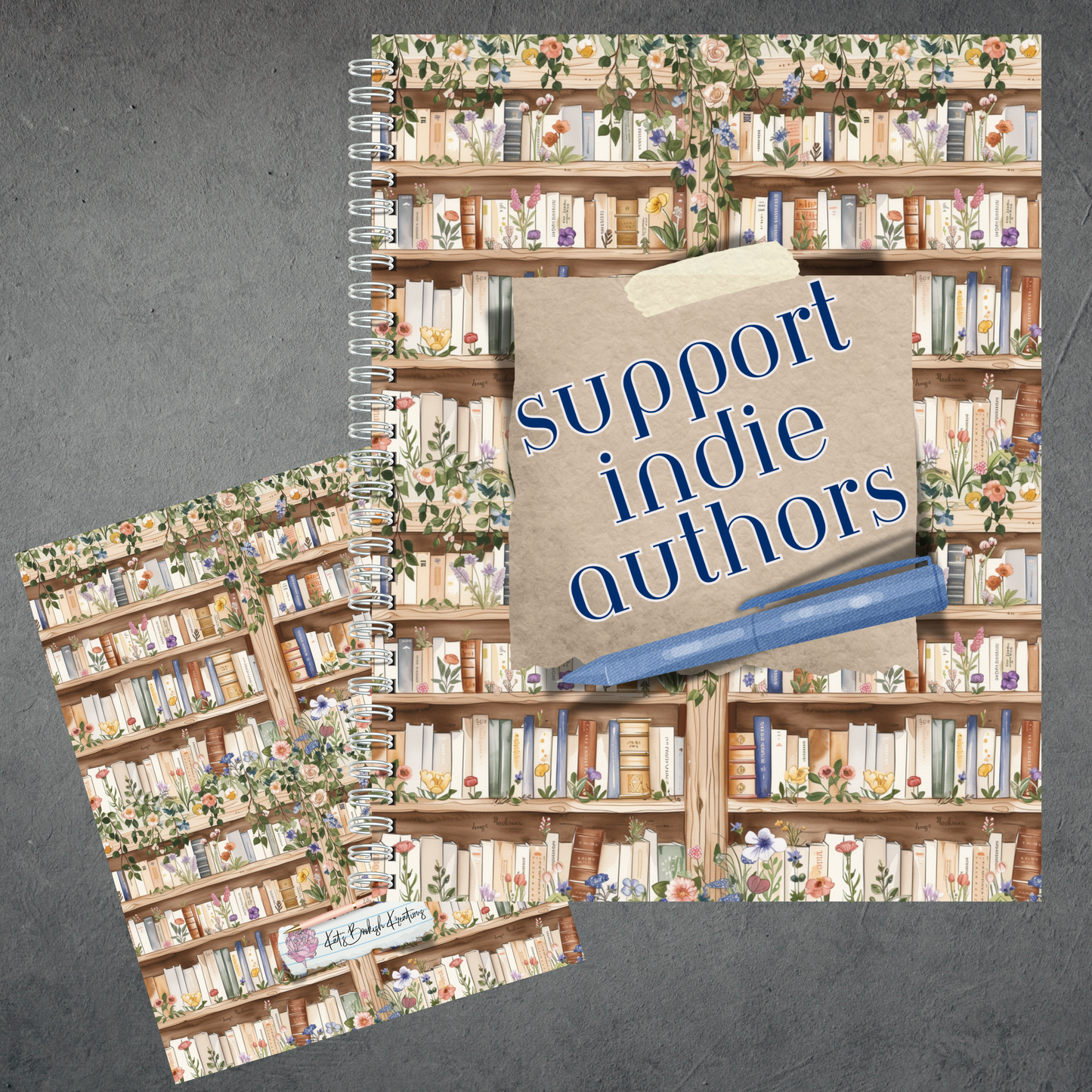 Support Indie Authors (Blue)