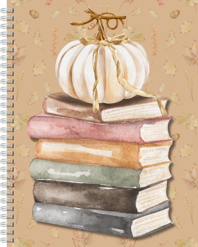 Pumpkin On Stack Spiral Notebook