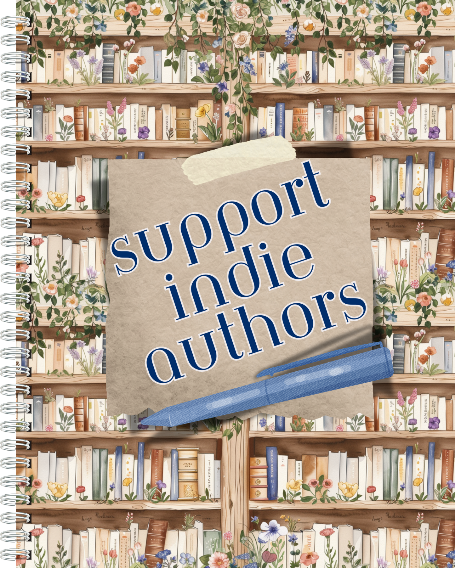 Support Indie Authors (Blue)