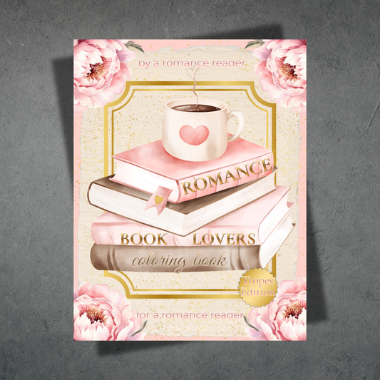 Romance Book Lovers Coloring Book