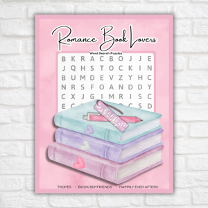Romance Book Lovers Word Search Volume 2